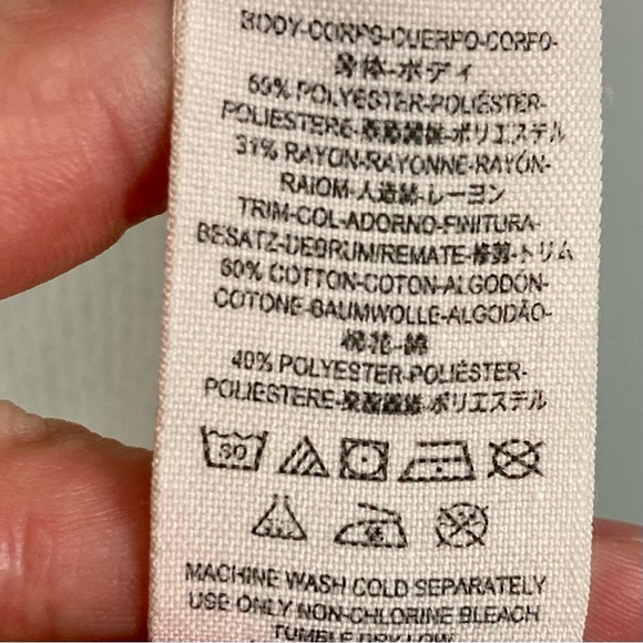 Free People Must Have Thermal Henley Top Women’s Size S Long Sleeve Oversized - Picture 7 of 8